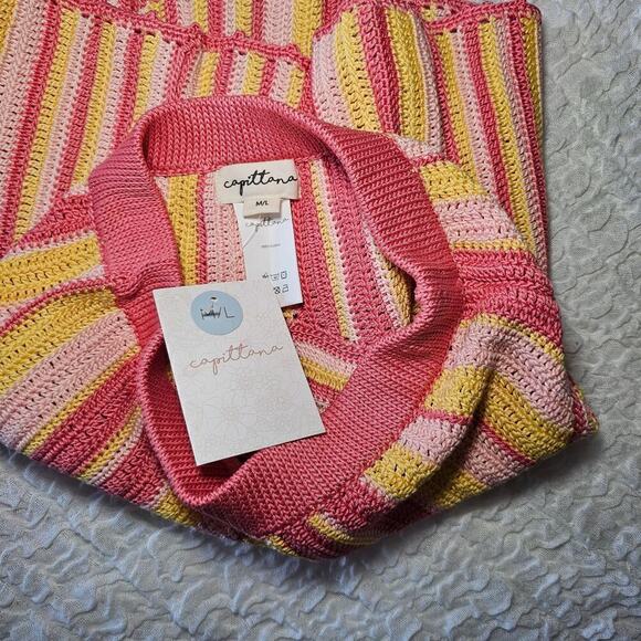 Anthropologie Capittana Hannah Knitted Skirt Set Medium / Large Pink - Picture 9 of 9